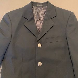Boys black, lined sport jacket